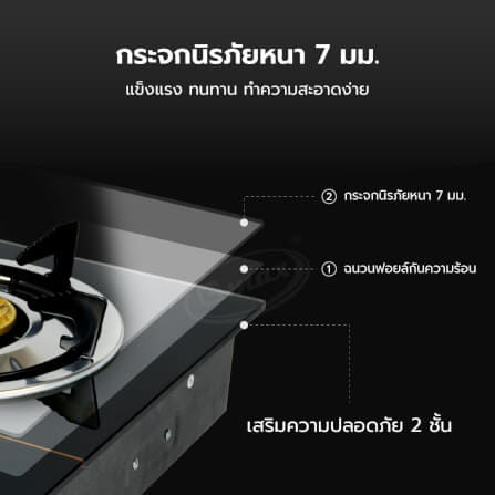 เตาแก๊สตั้งโต๊ะ 2 หัวแก๊ส GMAX GL-702I_4