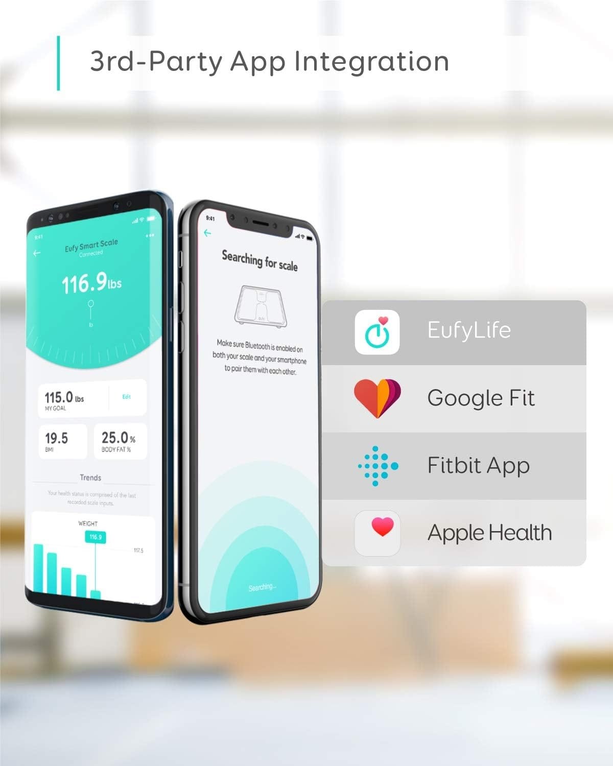 เครื่องชั่งน้ำหนักวัดไขมัน Eufy Smart Scale C1 วัดค่าสุขภาพ 12รายการ - AK174_3