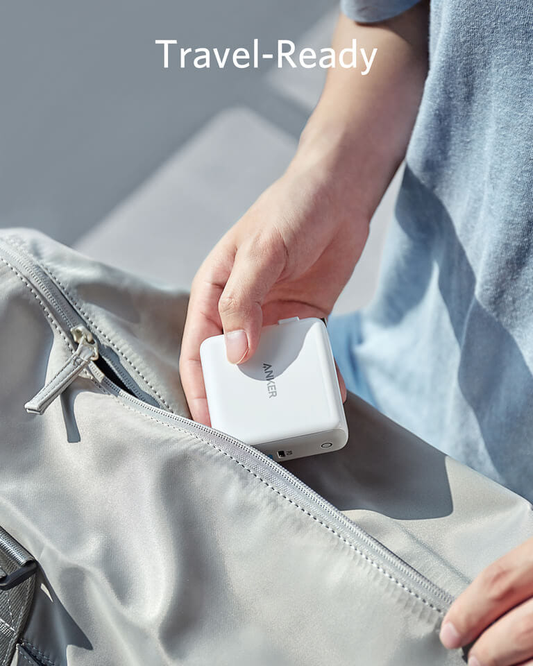 หัวชาร์จ 2 พอร์ต Anker - AK65 PowerPort II PD (30W USB-C + 19.5W USB-A) _1