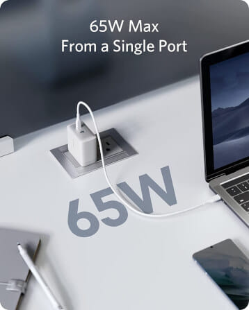 หัวชาร์จเร็ว 65W Anker 726 (Nano II) 2 ช่อง USB-C - AK322_1