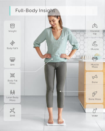 เครื่องชั่งน้ำหนักวัดไขมัน Eufy Smart Scale C1 วัดค่าสุขภาพ 12รายการ - AK173_2