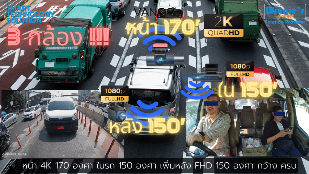 กล้องติดรถยนต์ VANGO T30