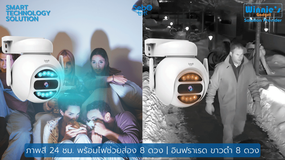 กล้องวงจรปิดไวไฟ SebO PROMAX Gen5 Lite 