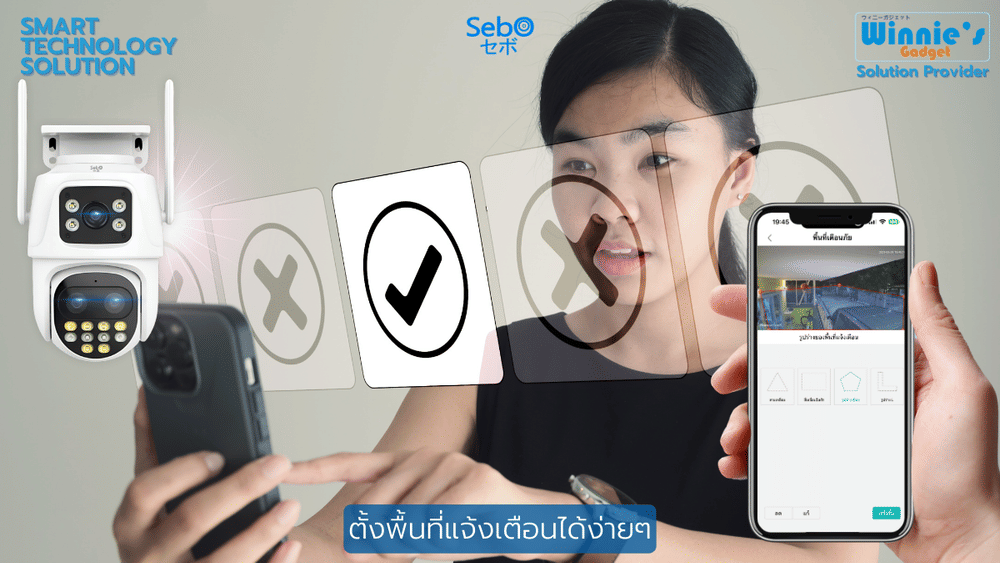 กล้องวงจรปิดไวไฟ SebO PROMAX Gen5 DUO2