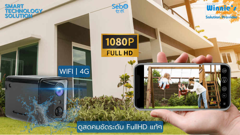 กล้องวงจรปิด SEBO CHIBI PROMAX WIFI กล้องจิ๋ว พกพาข้างนอกได้_2