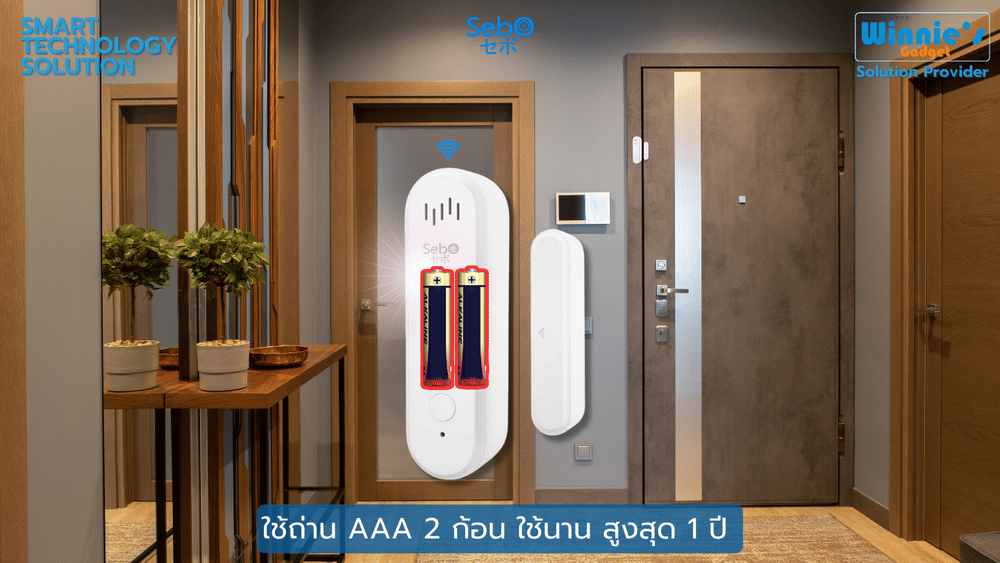 สัญญาณเตือนเปิดปิดประตู Sebo BISHAMON ALARM