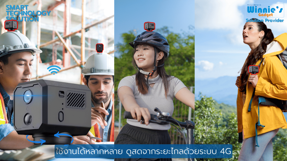กล้องวงจรปิด ขนาดเล็ก SebO CHIBI MOVE Wi-Fi  Full HD ขนาด 4.2 cm (อินฟราเรดไร้แสง+พร้อมแบบเตอรี่ในตัว)