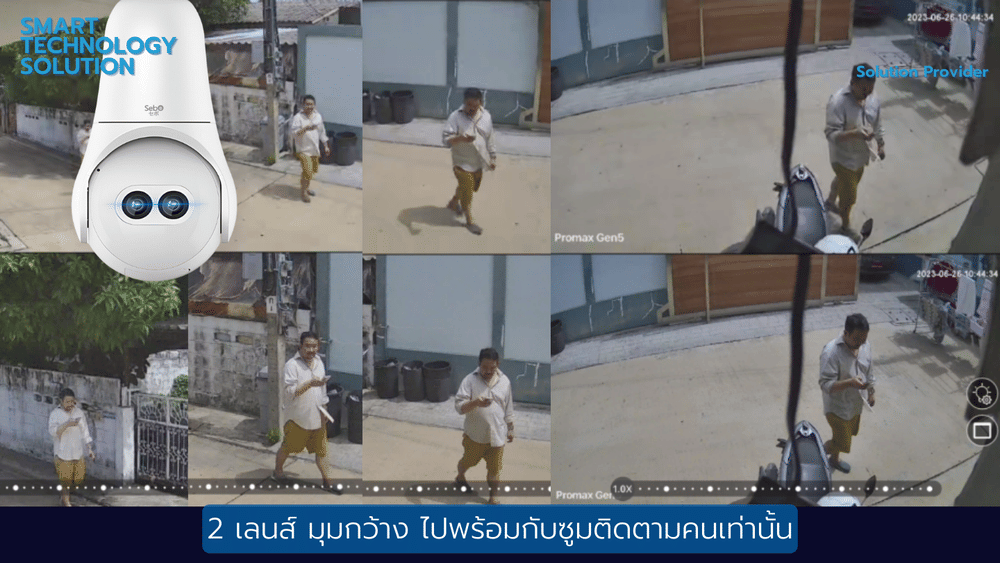 กล้องวงจรปิดหลอดไฟ SebO AR2 ZOOM