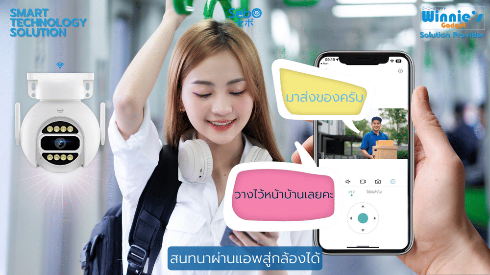 กล้องวงจรปิดไวไฟ SebO PROMAX Gen5 Lite 