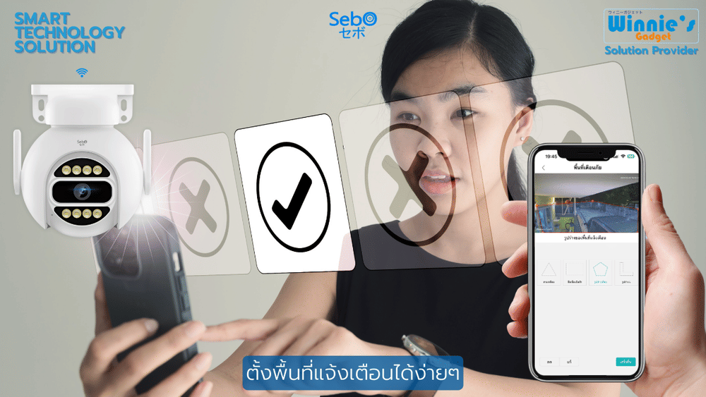 กล้องวงจรปิดไวไฟ SebO PROMAX Gen5 Lite 