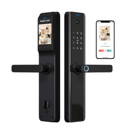 กลอนประตูสมาร์ทดิจิตอลล็อค SebO JIDOOR S5 CAMERA แบบมีกล้องตาแมว_0