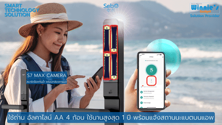 กลอนประตูสมาร์ทดิจิตอลล็อค SebO JIDOOR S7 MAX CAMERA_2