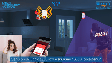 สมาร์ทกันขโมยตรวจคนผ่านระบบไร้สาย SebO IZANAGI WIREFREE _4