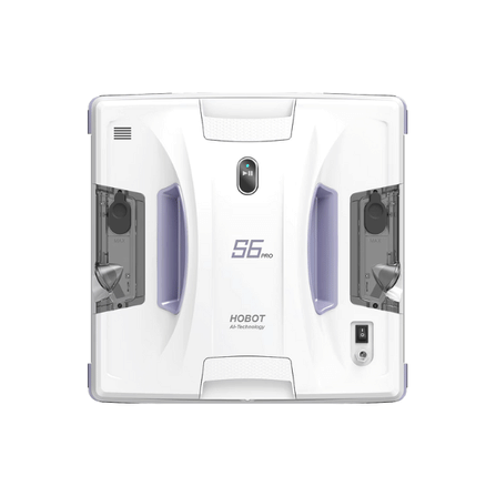 เครื่องทำความสะอาดกระจกและผนัง รุ่น HOBOT S6 PRO มาพร้อมระบบรางขัดคู่ _1