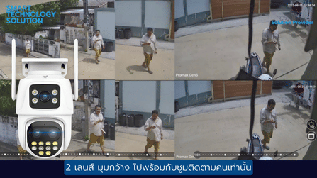 กล้องวงจรปิดไวไฟ SebO PROMAX Gen5 DUO2_5