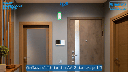 สมาร์ทกันขโมยตรวจคนผ่านระบบไร้สาย SebO IZANAGI WIREFREE _9