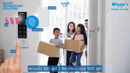 กลอนประตูสมาร์ทดิจิตอลล็อค SebO JIDOOR D9-X_1