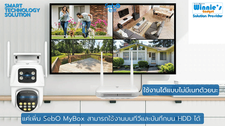 กล้องวงจรปิดไวไฟ SebO PROMAX Gen5 DUO2_9