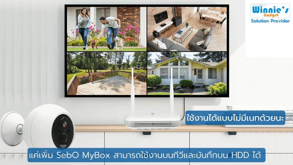 กล้องวงจรปิด Sebo Freedom Gen2