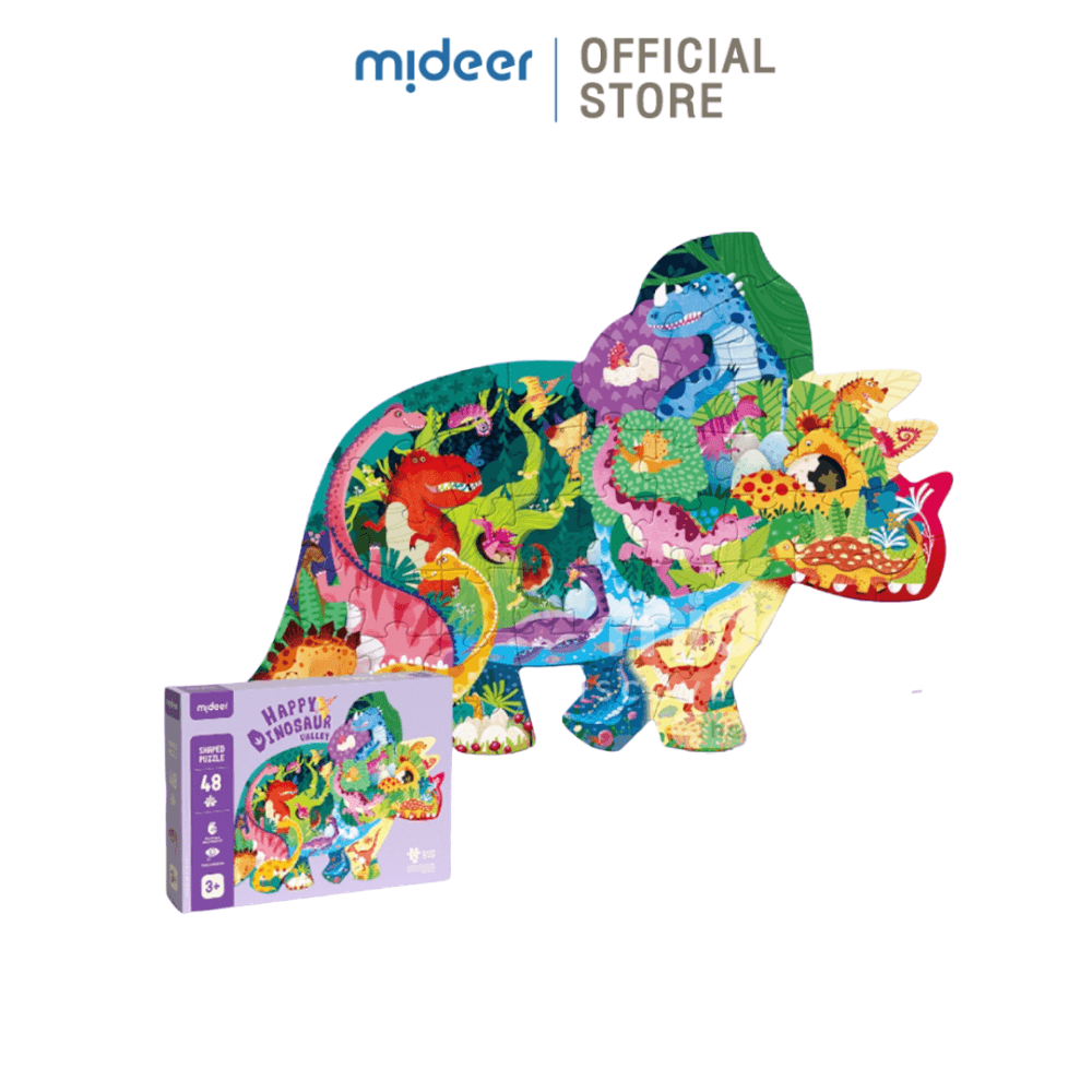 จิ๊กซอว์ไดโนเสาร์แสนสนุก MIDEER MD3272