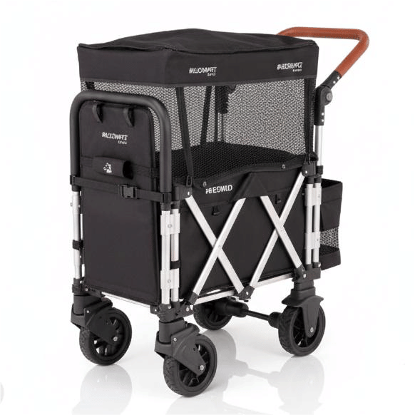 รถเข็นสัตว์เลี้ยง BERND BLOOM PET NANO MK.2 - สีดำ