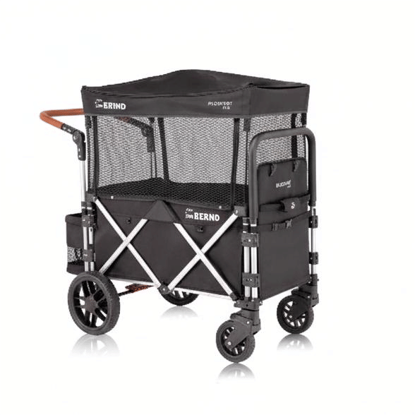 รถเข็นสัตว์เลี้ยง BERND BLOOM PET MINI MK.2 - สีดำ
