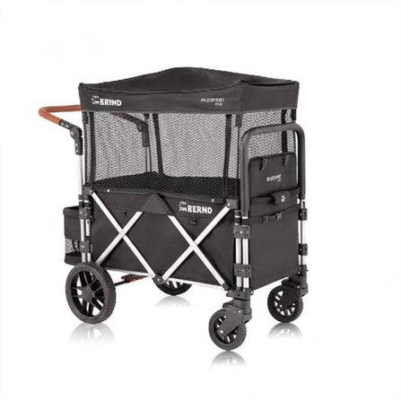 รถเข็นสัตว์เลี้ยง BERND BLOOM PET MINI MK.2 - สีดำ_9