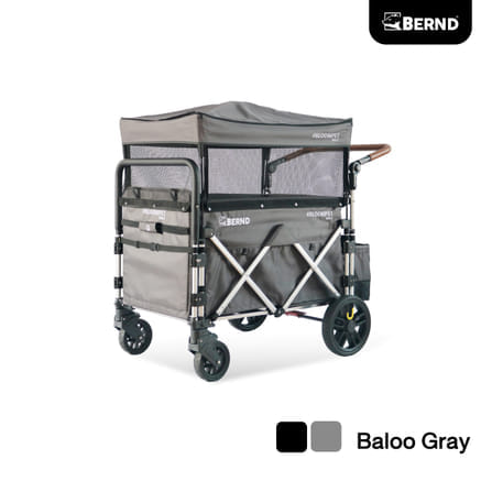 รถเข็นสัตว์เลี้ยง BERND BLOOM PET MAX สีเทา_11
