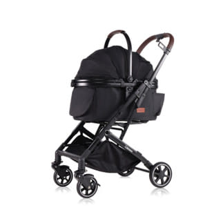 รถเข็นและคาร์ซีทสำหรับสัตว์เลี้ยง BERND รุุ่น AVA PET (ISOFIX) - DIAMOND BLACK_0