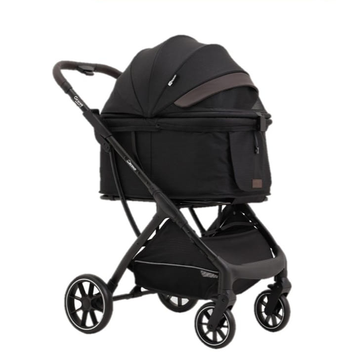 รถเข็นสัตว์เลี้ยง พับอัตโนมัติ BERND GROOVE PET - ONYX BLACK_0