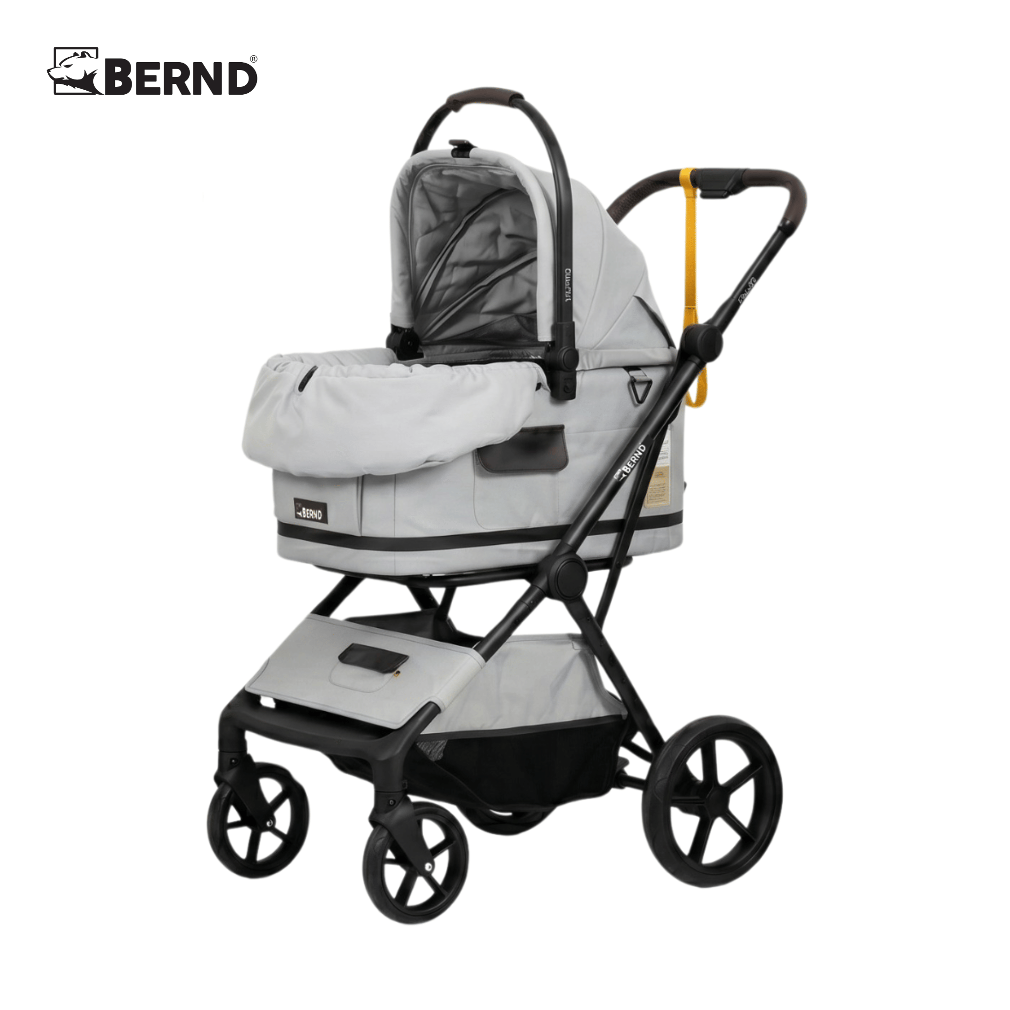 รถเข็นสัตว์เลี้ยง BERND รุ่น GLAM PET (DUO MODE) - HARBOR GRAY_0