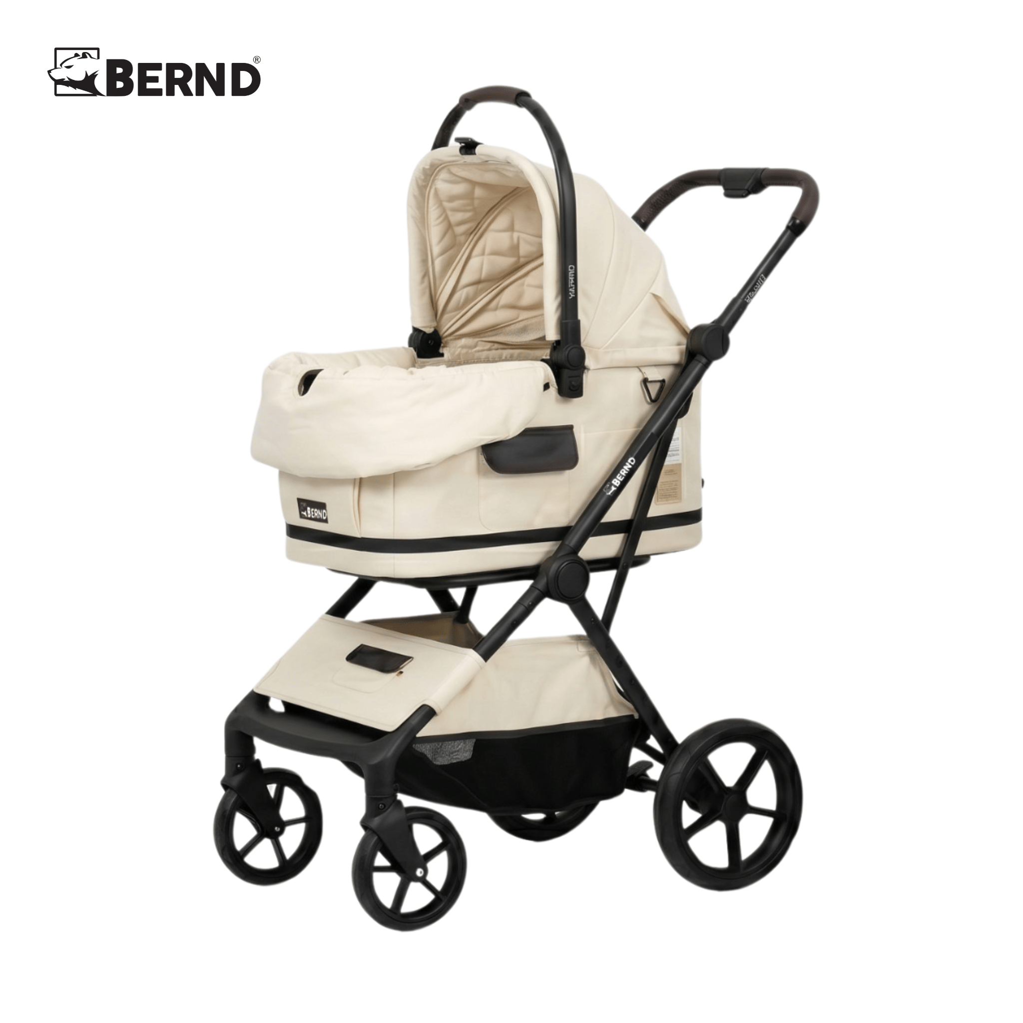 รถเข็นสัตว์เลี้ยง BERND รุ่น GLAM PET (DUO MODE) - BREEZY BEIGE_0