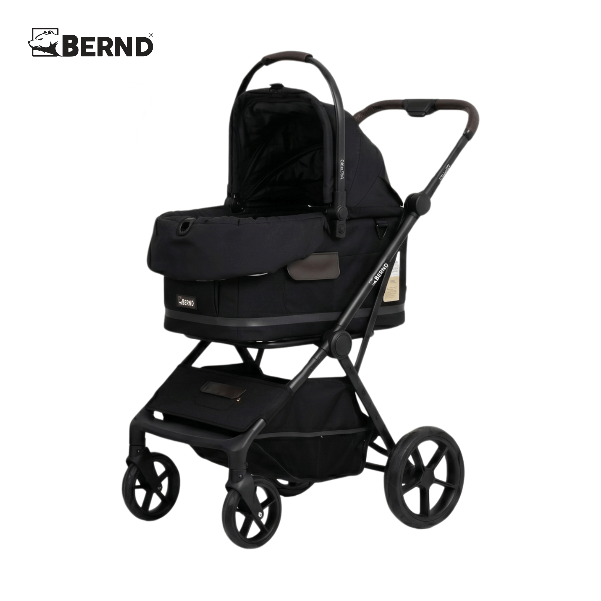รถเข็นสัตว์เลี้ยง BERND รุ่น GLAM PET (DUO MODE) - PANTHER BLACK_0