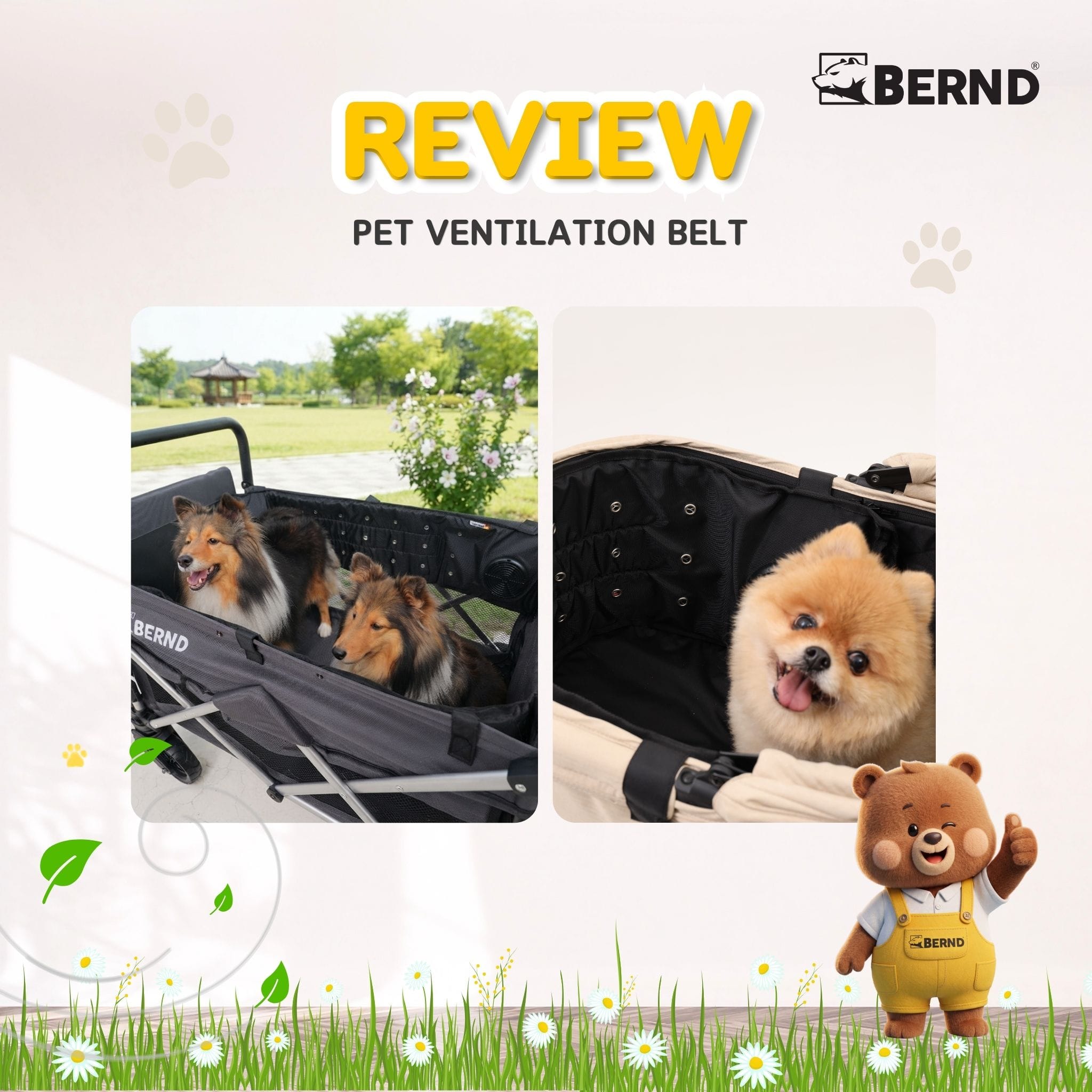 พัดลมสำหรับสัตว์เลี้ยง BERND VENTILATION BELT 94 X 25 CM_4