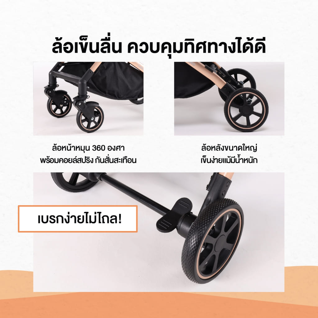 รถเข็นและคาร์ซีทสำหรับสัตว์เลี้ยง BERND รุุ่น AVA PET (ISOFIX) - DIAMOND BLACK_6