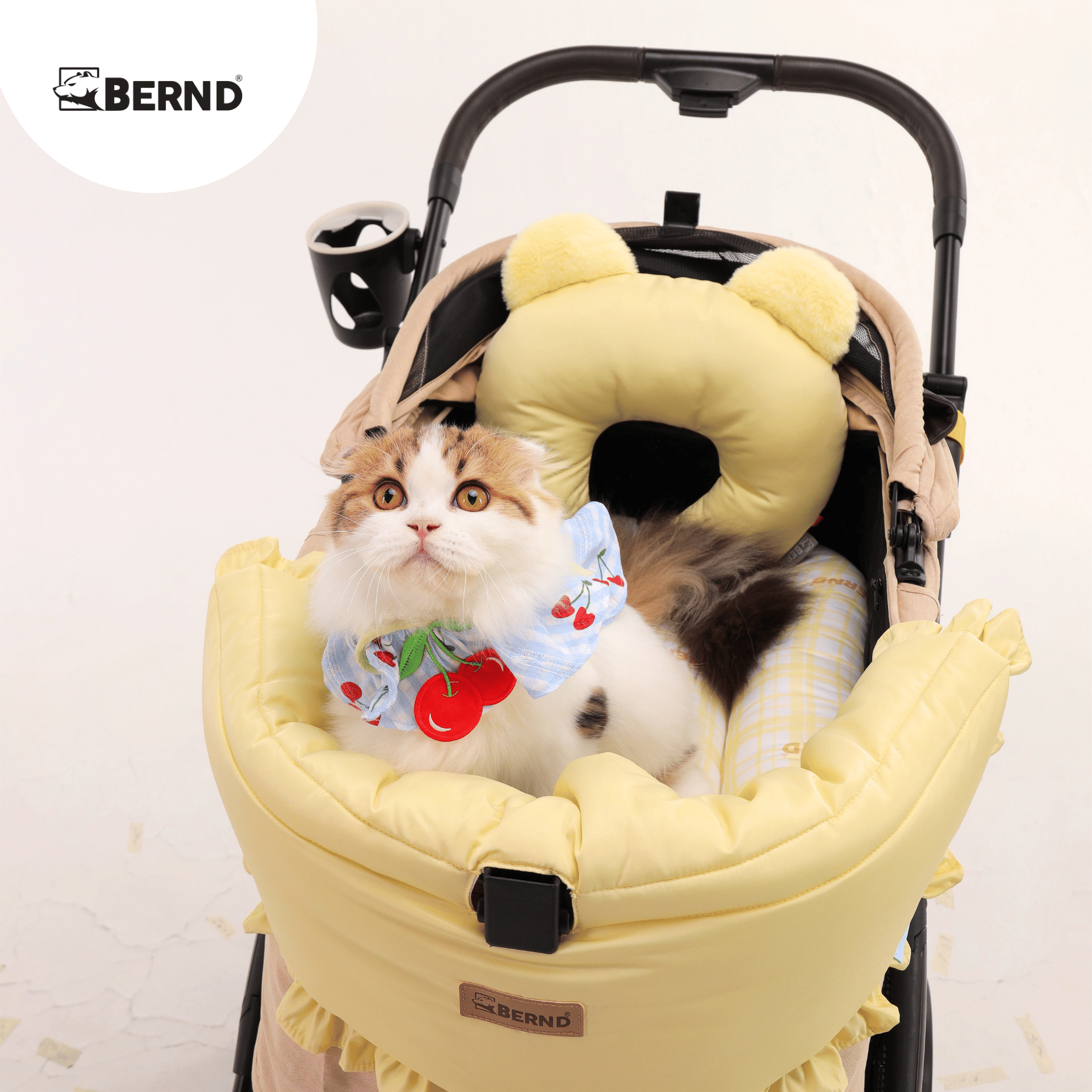 อุปกรณ์เสริมสำหรับรถเข็นสัตว์เลี้ยง BERND FLUFFY PET (XL) BUTTER CORN_7