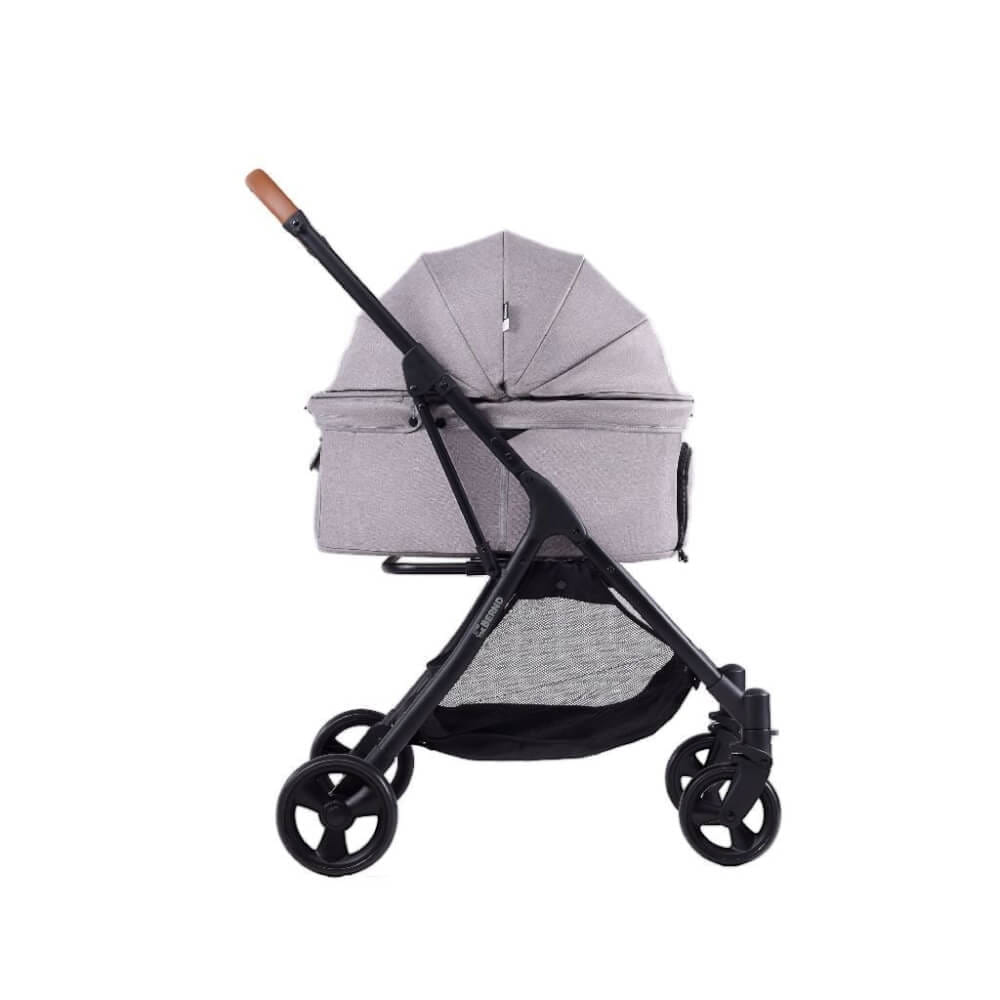  รถเข็นสัตว์เลี้ยง พับอัตโนมัติ BERND Lina Pet Auto Fold - Manatee Gray_0