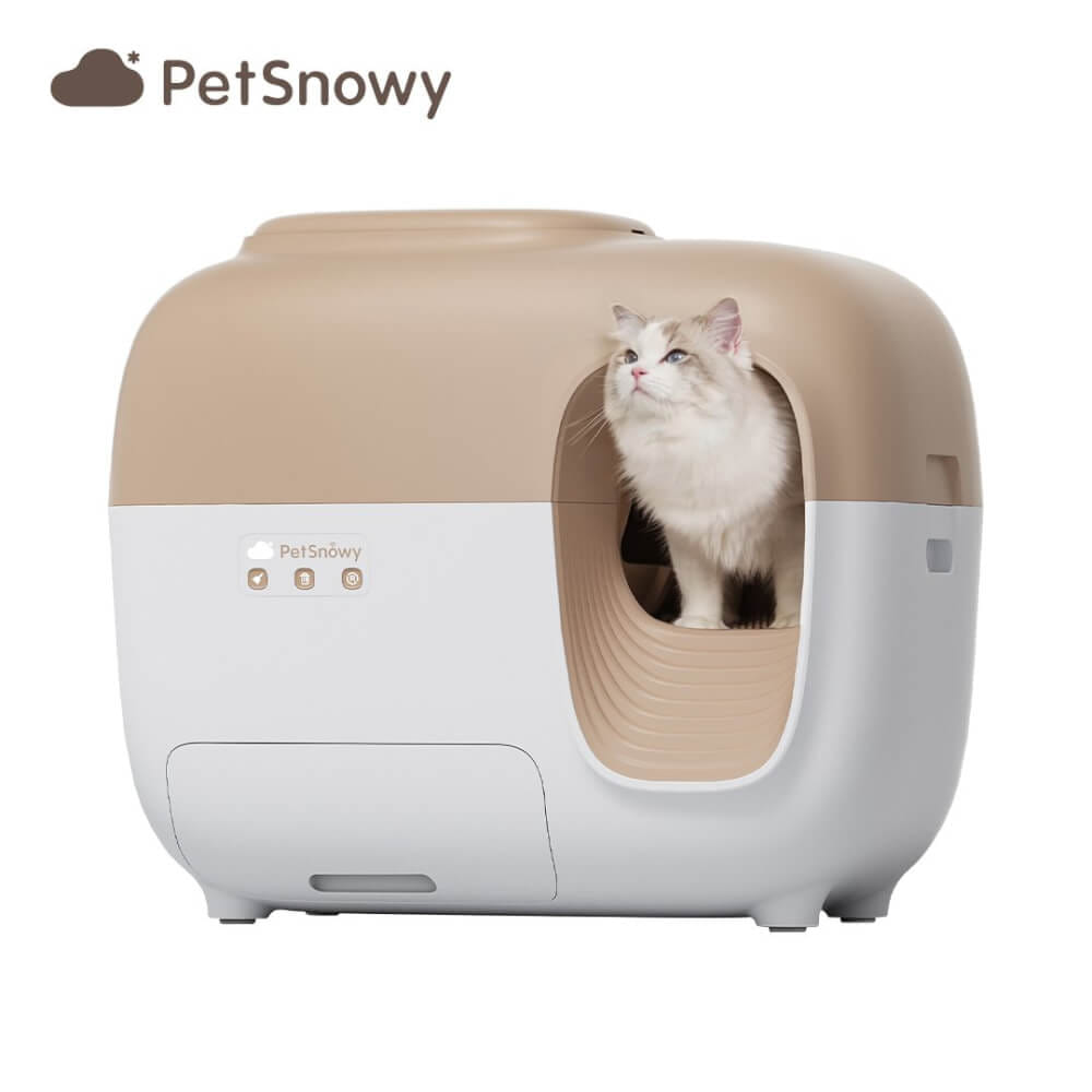 ห้องน้ำแมวอัตโนมัติระบบปิด PetSnowy_0