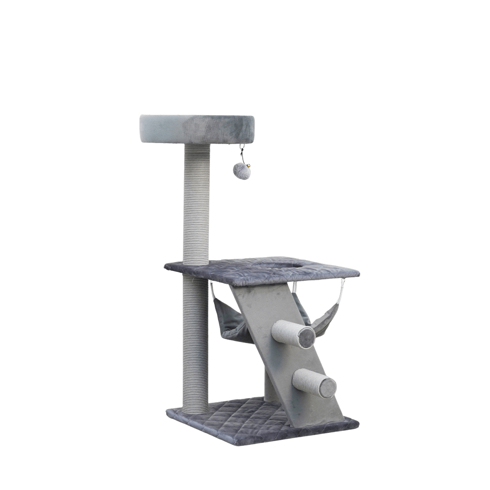 คอนโดแมว Catry รุ่น Cat Tree Classic พร้อมเสาลับเล็บและเปลนอน