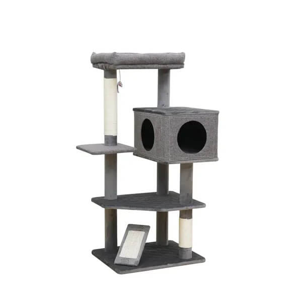 คอนโดแมว Catry รุ่น Cat Tree Yara สีเทา