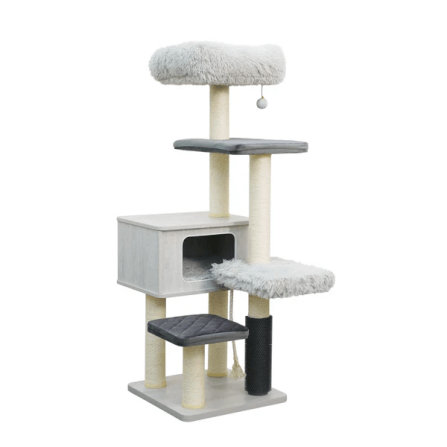 คอนโดแมว Catry รุ่น Cat Tree Casio สีเทา