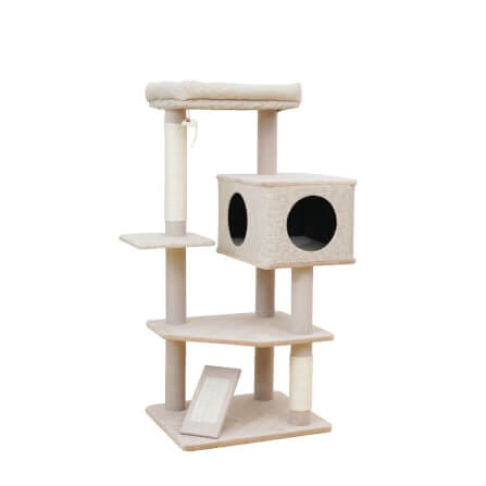 คอนโดแมว Catry รุ่น Cat Tree Yara สีเบจ