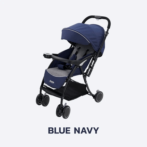 รถเข็นเด็กแบบเข็นได้สองทิศทาง BEBEPLAY รุ่น OCHIBI 180 HYBRID (สีน้ำเงิน)