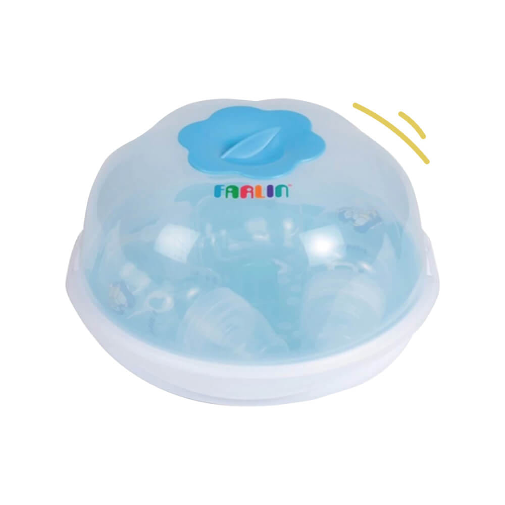 ชุดฆ่าเชื้อขวดนมด้วยไมโครเวฟ FARLIN สีฟ้า BF-213B(B)