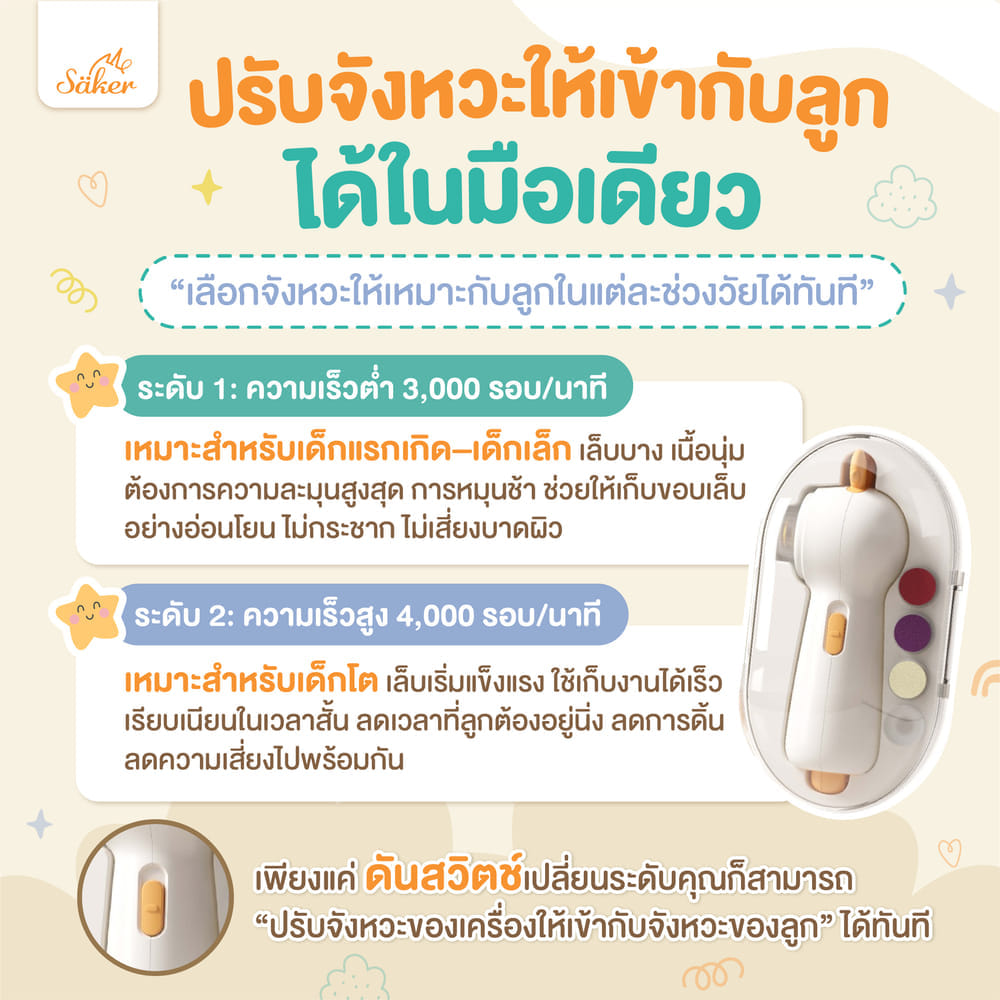 เครื่องตัดเล็บอัตโนมัติ SAKER0208