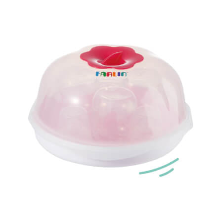 ชุดฆ่าเชื้อขวดนมด้วยไมโครเวฟ FARLIN สีชมพู BF-213B(PK)_0