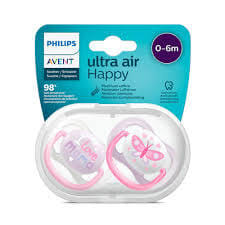 จุกนมหลอก ฟิลิปส์เอเวนท์ ULTRA AIR 0-6 เดือน สีม่วง_1