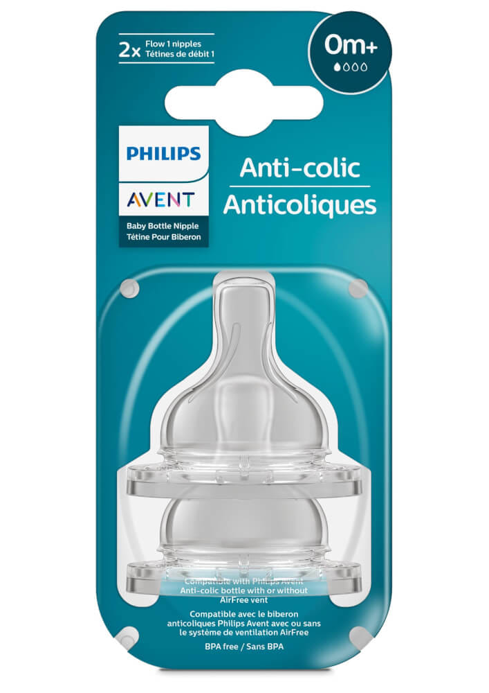 จุกนม PHILIPS AVENT SCY761/02 COLIC 0-1M