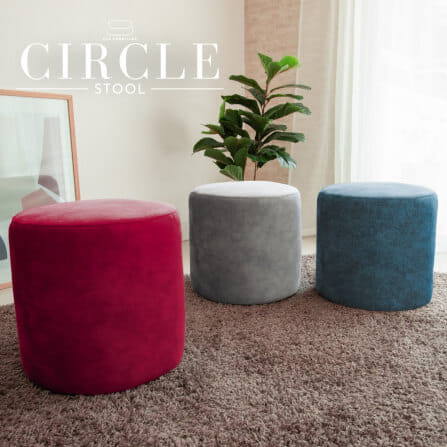 สตูลทรงกลม CCR FURNITURE รุ่น CIRCLE STOOL สีน้ำเงิน (Navy Blue) 40x40ซม._3