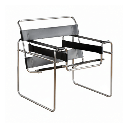 เก้าอี้อเนกประสงค์ RENITA HOME รุ่น KEVIN CHAIR สีดำโครงเหล็ก เบาะหนัง PU_0